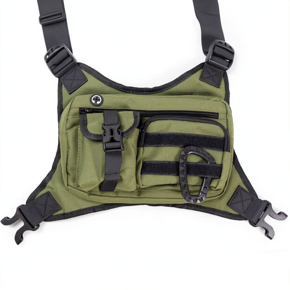 Mens Tactical Chest Oxford Ves - Outdoor Sport Climbing Gear ulasan dan harga