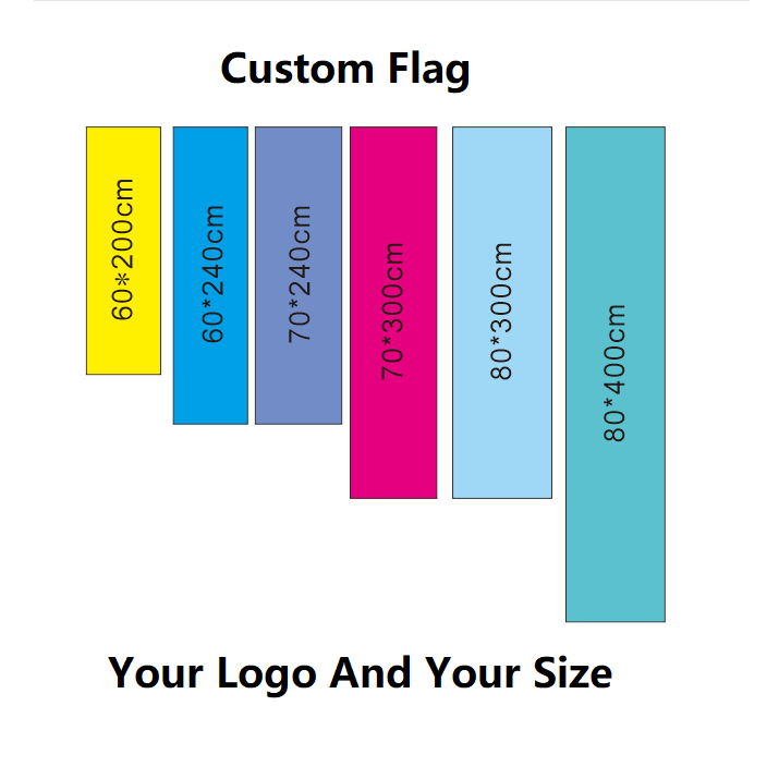 Custom   Banner Flag 2x8FT 60X - Outdoor Sport Club ulasan dan harga