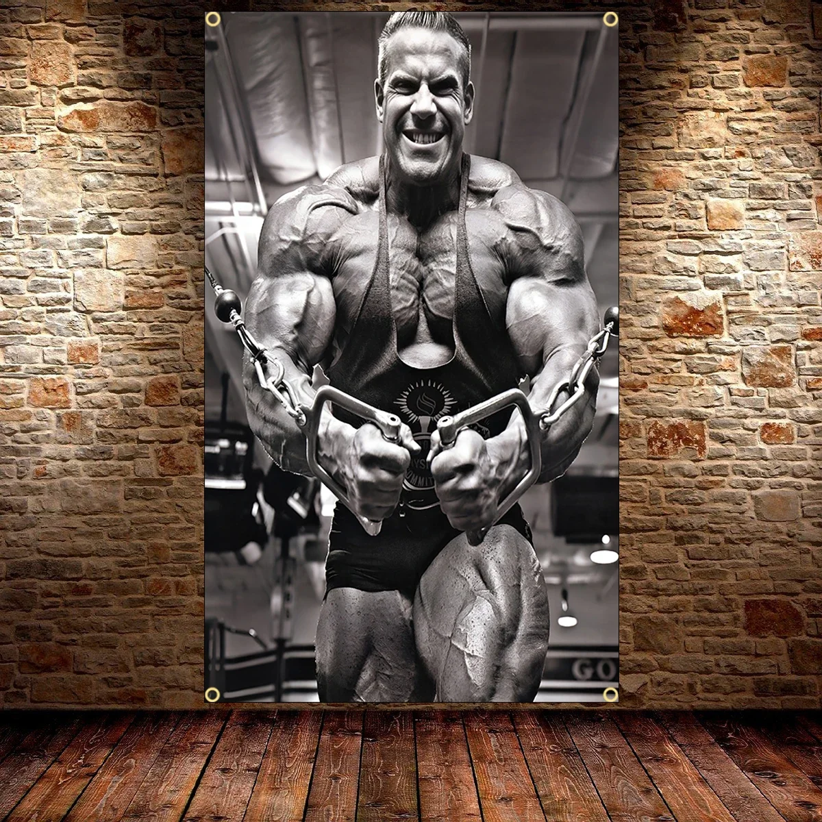 90X150CM 3x5Ft Bodybuilding GY - Outdoor Sport Club ulasan dan harga